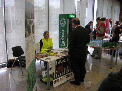 Predstavitev na Eko bazarju.