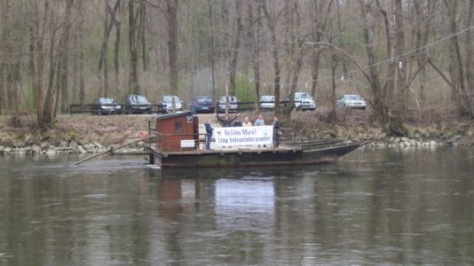 Z nami so bili tudi zaščitniki reke Mure - Zveza društev Moja Mura, WWF, DPRS.