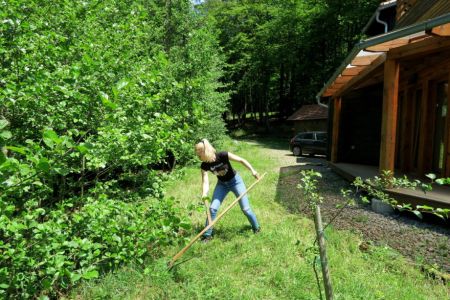 Okolico centra urejamo kar sami.