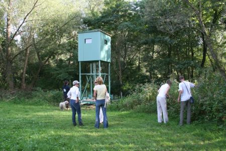 V Rogašovcih smo postavili mobilno opazovalnico za vidro in druge živali.
