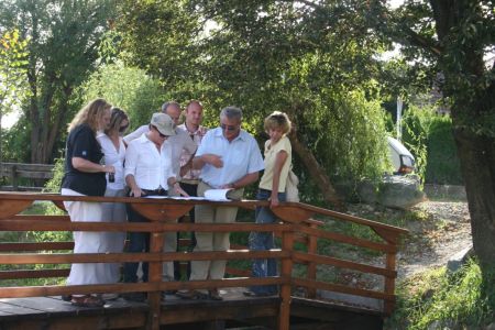 Projekt smo predstavili tudi na terenskem ogledu.