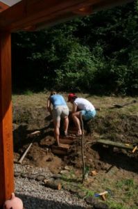 Projekt Aqualutra: izgradnja stopnic.