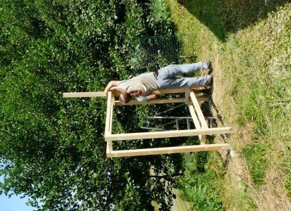 Imamo cvetoč travnik pa tudi hotel za žuželke, samotarske in družabne ...