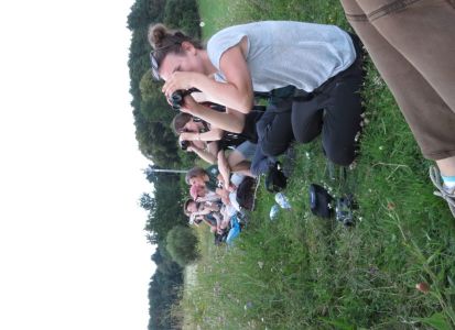 Na terenu izobražujemo o pomenu naravnih virov in posledicah podnebnih sprememb.